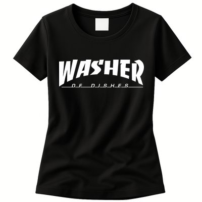 Washer Of Dishes Womens T-Shirt