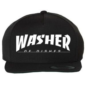 Washer Of Dishes Wool Snapback Cap