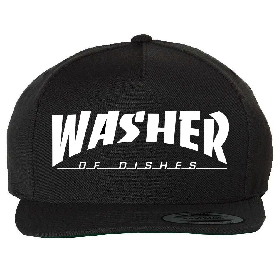 Washer Of Dishes Wool Snapback Cap