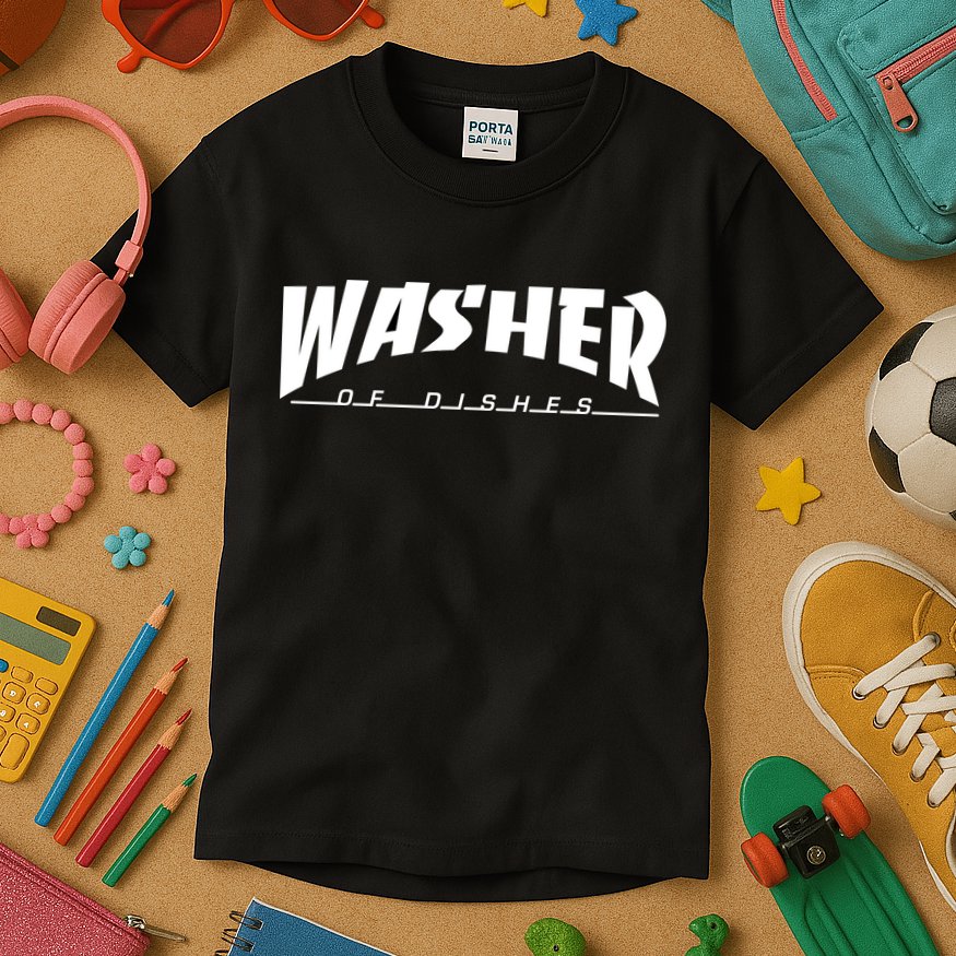 Washer Of Dishes Kids T-Shirt
