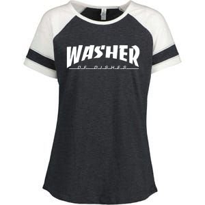 Washer Of Dishes Enza Ladies Jersey Colorblock Tee