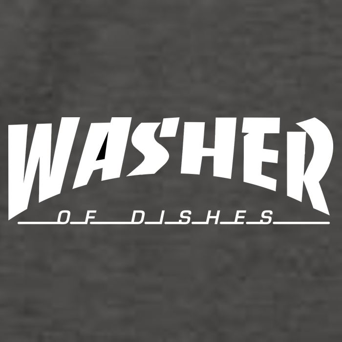 Washer Of Dishes Vector Backpack