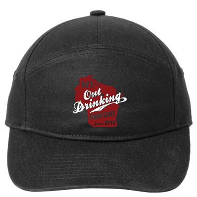 Wisconsin Out Drinking Your State Beer Group 7-Panel Snapback Hat