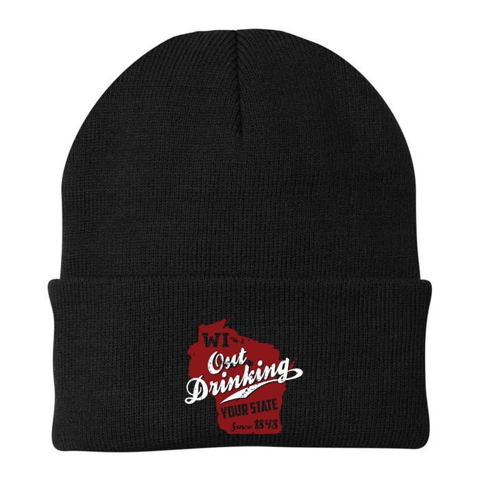 Wisconsin Out Drinking Your State Beer Group Beanie