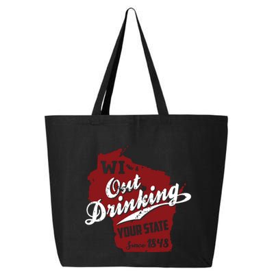 Wisconsin Out Drinking Your State Beer Group 25L Jumbo Tote