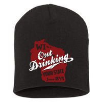 Wisconsin Out Drinking Your State Beer Group Short Acrylic Beanie