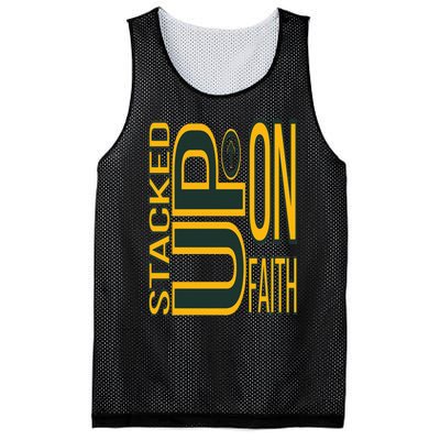 Words of encouragement  Stacked up on Faith T24 Mesh Reversible Basketball Jersey Tank