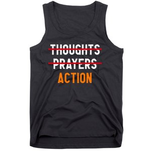 Wear Orange Enough Thoughts Prayers End Gun Violence Control Tank Top