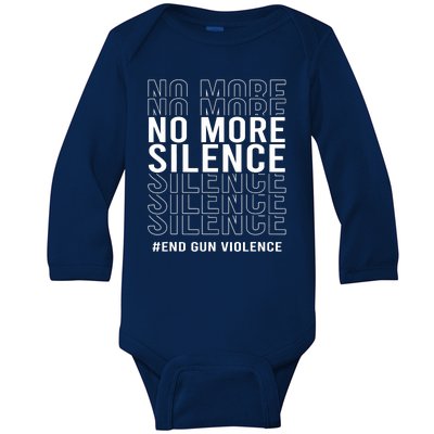 Wear Orange End Gun Violence Protect Kids Not Guns Baby Long Sleeve Bodysuit