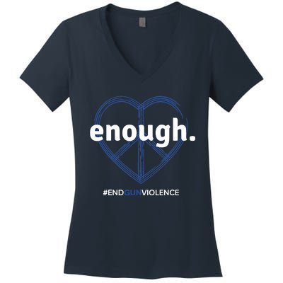 Wear Orange End Gun Violence Protect Kids Not Guns Women's V-Neck T-Shirt