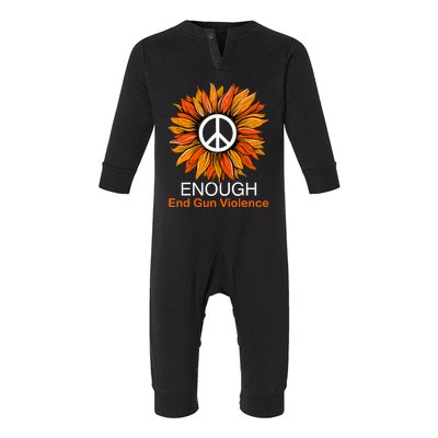 Wear Orange End Gun Violence Protect Kids Not Guns Infant Fleece One Piece