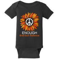 Wear Orange End Gun Violence Protect Kids Not Guns Baby Bodysuit