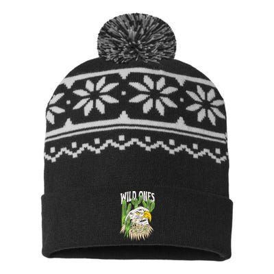 Wild Ones Eagle USA-Made Snowflake Beanie