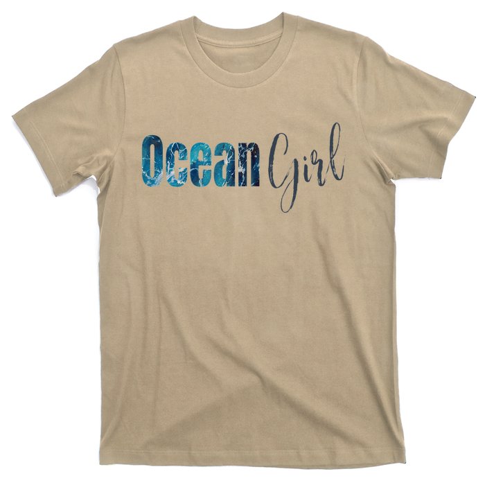 Womens Ocean Earth Day Mother Ocean Save The Planet Green Eco T-Shirt