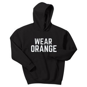 Wear Orange End Gun Violence Awareness Protect Our Children Kids Hoodie