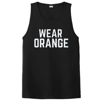 Wear Orange End Gun Violence Awareness Protect Our Children PosiCharge Competitor Tank