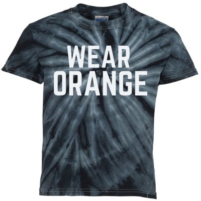 Wear Orange End Gun Violence Awareness Protect Our Children Kids Tie-Dye T-Shirt