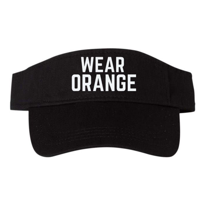 Wear Orange End Gun Violence Awareness Protect Our Children Valucap Bio-Washed Visor