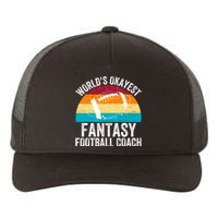 World’s Okayest Fantasy Football Coach Funny Fantasy Football Fantasy Football Yupoong Adult 5-Panel Trucker Hat