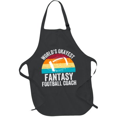 World’s Okayest Fantasy Football Coach Funny Fantasy Football Fantasy Football Apron