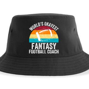 World’s Okayest Fantasy Football Coach Funny Fantasy Football Fantasy Football Sustainable Bucket Hat