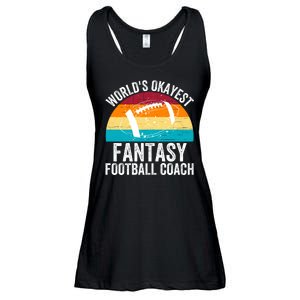 World’s Okayest Fantasy Football Coach Funny Fantasy Football Fantasy Football Ladies Essential Flowy Tank