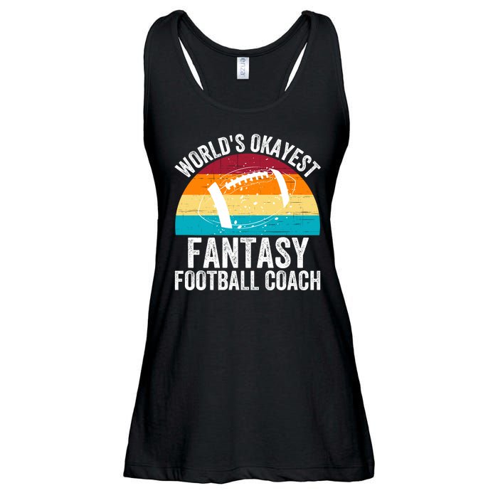 World’s Okayest Fantasy Football Coach Funny Fantasy Football Fantasy Football Ladies Essential Flowy Tank