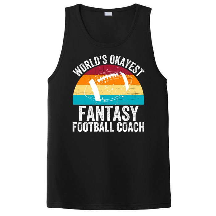 World’s Okayest Fantasy Football Coach Funny Fantasy Football Fantasy Football PosiCharge Competitor Tank