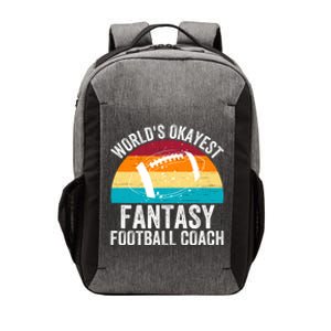 World’s Okayest Fantasy Football Coach Funny Fantasy Football Fantasy Football Vector Backpack