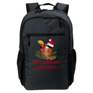 Whiskey Old Fashioned Christmas Funny Bourbon Cocktail Gift Daily Commute Backpack