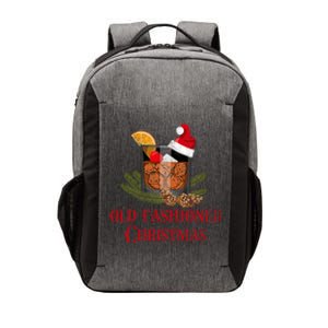 Whiskey Old Fashioned Christmas Funny Bourbon Cocktail Gift Vector Backpack