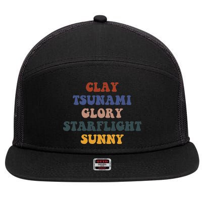 Wings Of Fire Clay Tsunami Glory Starflight Sunny Dragon 7 Panel Mesh Trucker Snapback Hat