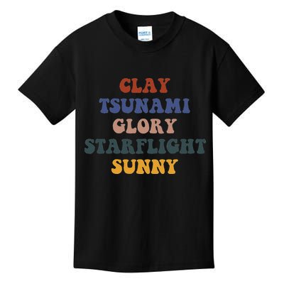 Wings Of Fire Clay Tsunami Glory Starflight Sunny Dragon Kids T-Shirt