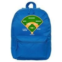 WhoS On First Baseball Diamond Fielding Card 16 in Basic Backpack