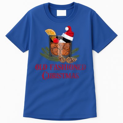 Whiskey Old Fashioned Christmas Funny Bourbon Cocktail Meaningful Gift Tall T-Shirt