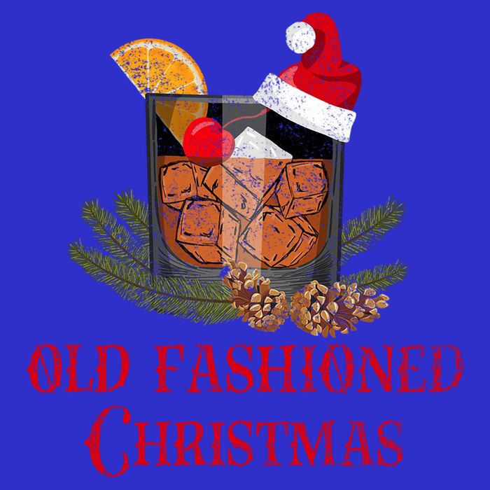 Whiskey Old Fashioned Christmas Funny Bourbon Cocktail Meaningful Gift Premium T-Shirt