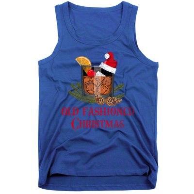 Whiskey Old Fashioned Christmas Funny Bourbon Cocktail Meaningful Gift Tank Top