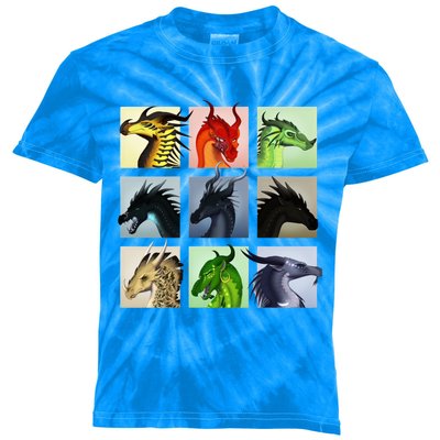 Wing Of Fires Legends Fathom Darkstalker Clearsight Gift Kids Tie-Dye T-Shirt