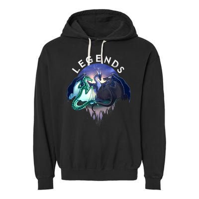 Wings Of Fire Legends Fathom Darkstalker Clearsight Garment-Dyed Fleece Hoodie