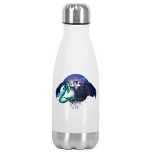 Wings Of Fire Legends Fathom Darkstalker Clearsight Stainless Steel Insulated Water Bottle