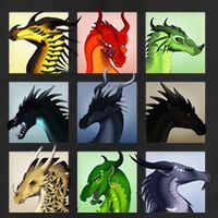 WING OF FIRES LEGENDS FATHOM DARKSTALKER CLEARSIGHT  Beanie