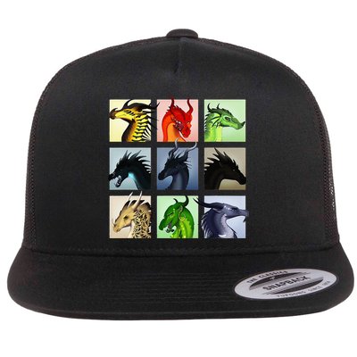 WING OF FIRES LEGENDS FATHOM DARKSTALKER CLEARSIGHT  Flatbill Hat
