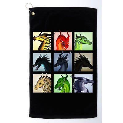 WING OF FIRES LEGENDS FATHOM DARKSTALKER CLEARSIGHT  Golf Towel