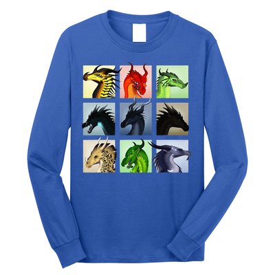 WING OF FIRES LEGENDS FATHOM DARKSTALKER CLEARSIGHT  Long Sleeve Shirt