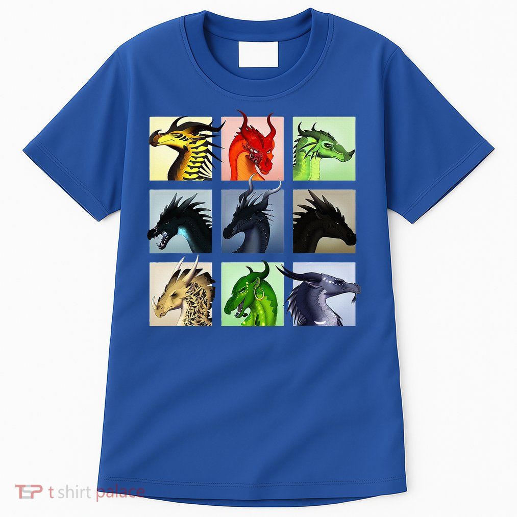 WING OF FIRES LEGENDS FATHOM DARKSTALKER CLEARSIGHT  Tall T-Shirt