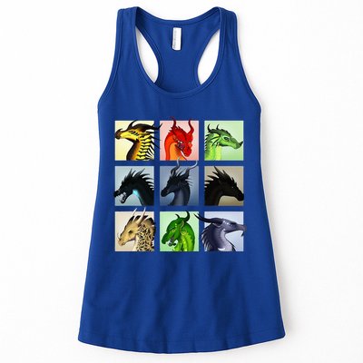 WING OF FIRES LEGENDS FATHOM DARKSTALKER CLEARSIGHT  Womens Tank Top