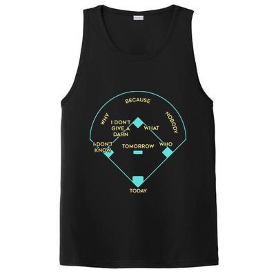 Who's on First Funny Baseball Positions Names PosiCharge Competitor Tank