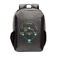 Who's on First Funny Baseball Positions Names Vector Backpack