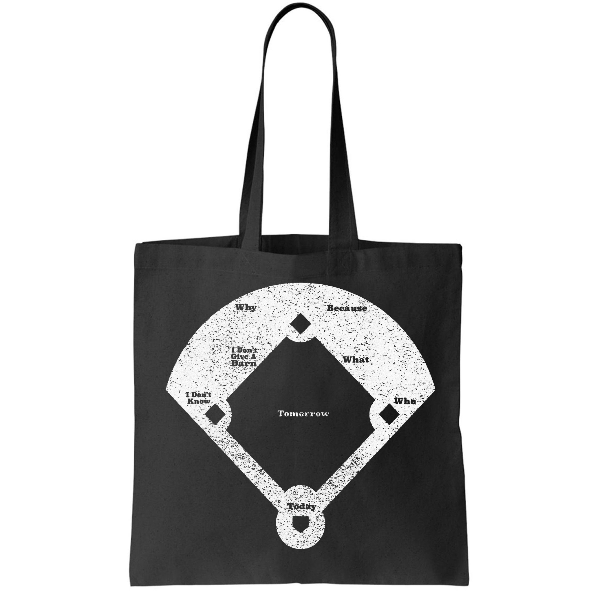 Whos On First Distressed Abbott Costello Bag