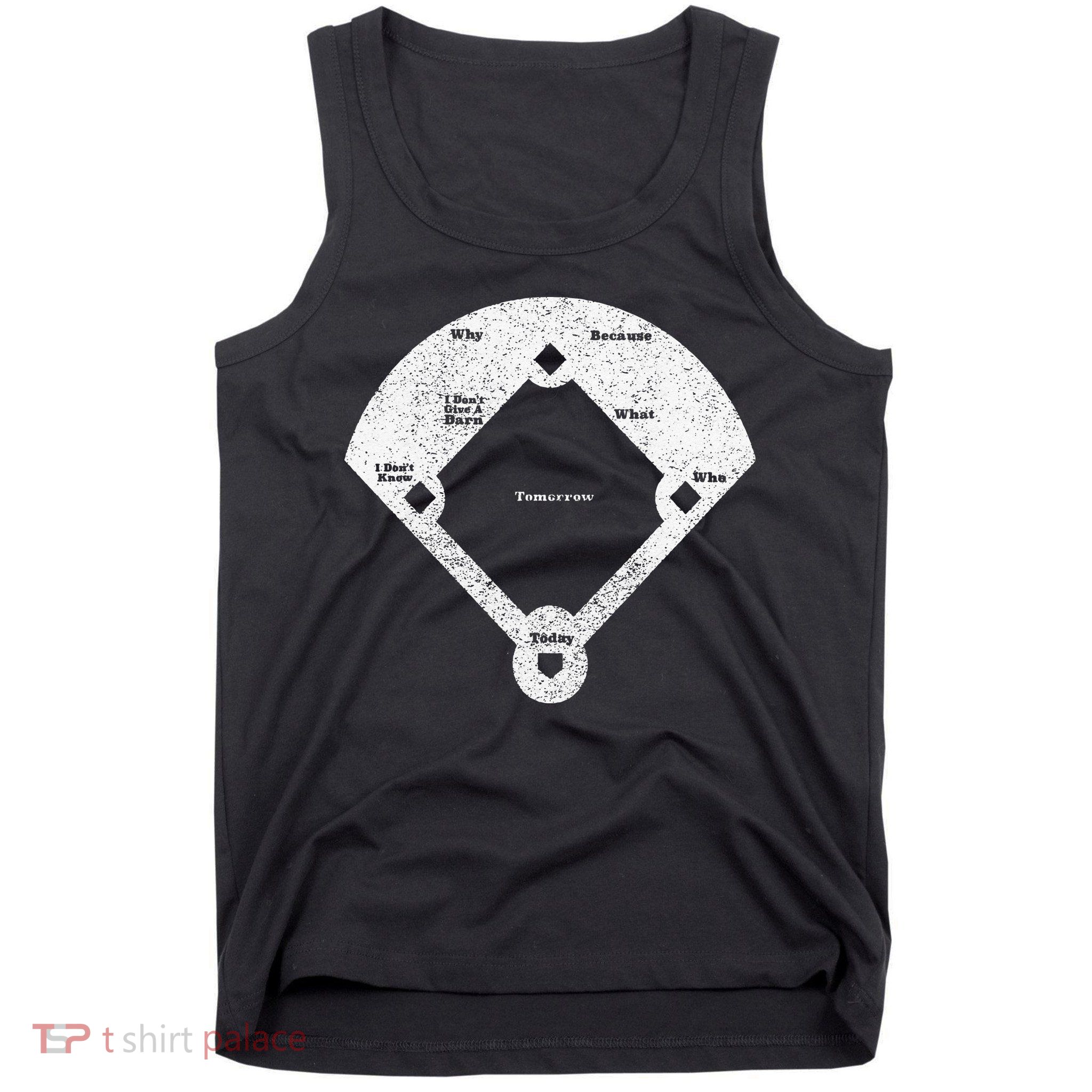 Whos On First Distressed Abbott Costello Tank Top